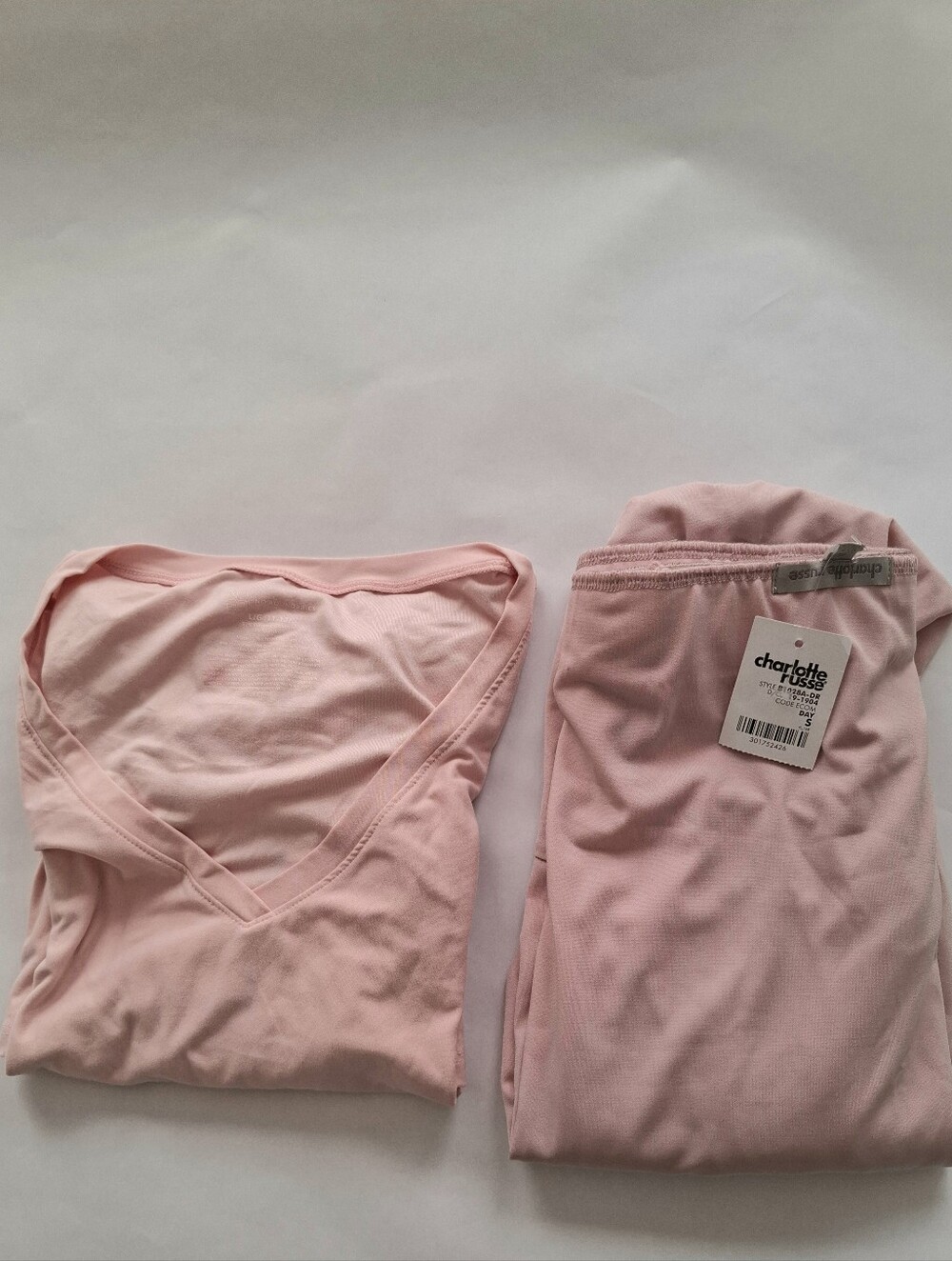 Bundle Of 2 Blush Pink Items Recycle, Upcycle, DIY Project